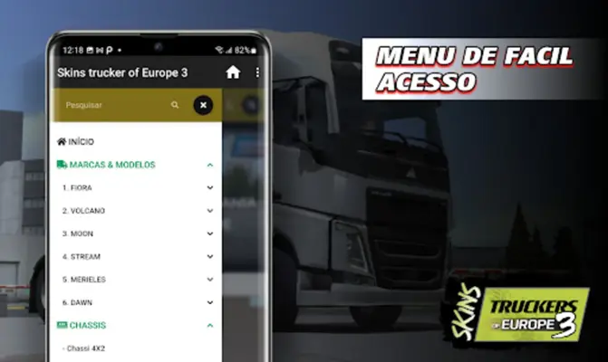 Skins Truckers Of Europe 3 android App screenshot 13