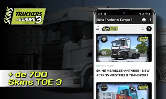 Skins Truckers Of Europe 3 android App screenshot 14